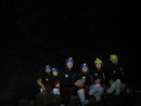 cavers, glow worms behind us- 
