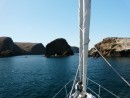 Our anchorage- Little Scorpion Bay, Santa Cruz Island