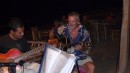 We met up with Brian on Further, he entertained us at Gili Air at a local beach bar.