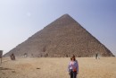 First glimpse of the pyramid of Giza - Hey Mom, I
