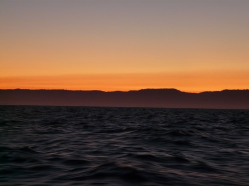 sunrise over the Northern California coast