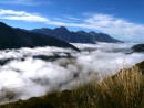 Above the fog, Mueller Hut hike, Mt. Cook