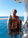 Kai speared a great fish on Jewel Reef- so delicious!