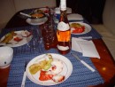 Lobster dinner with Mikes wine!
