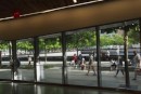 Blick aus dem 9/11 Memorial Museum