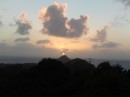 Blick aus unserer Ferienwohnung auf die Rodney Bay, St.Lucia