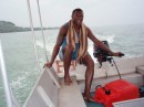 Jonie our glass bottom boat operator