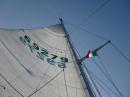 We raised the Italian flag when we sailed across to Otranto