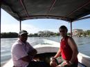 On a harbor tour in Negombo with Agith