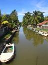 Boat trip along the canal in Negombo