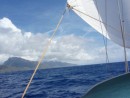 Sailing to Moorea