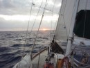 We had good winds most of our 21 days from Galapagos to Nuku Hiva