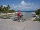 We cycled quite a bit on Rangiroa wehre the road was good