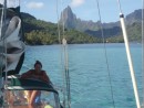 Opunohu Bay, Moorea, where we last anchroed in April of 1989.