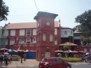 the clock tower in central Melaka, built during the Dutch occupation