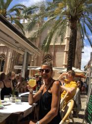 Our new favorite beverage in Barcelona was Sangria made with sparkling Cava wine