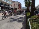 we stopped to view the Tour de Turkey Peloton go by in Downtown Marmaris