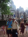 Out side the Angkor Wat complex