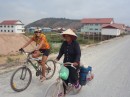 we passed some other cyclists on the road who were dressed more traditionally