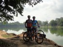 our bike route took us around the moat surrounding Angkor Wat