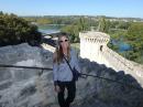 Overlook of one of the towers of the Papal Palace, Avignon
