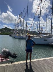 A festive occasion in Rodney Bay when the ARC boats arrived 
