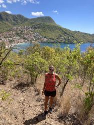 On our hike from Arlet Bay, Martinique