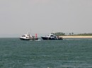 The ubiquitous Singapore Marine Police. These guys kept a very close watch on us in the Johor Straights. 