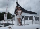 Meanwhile, our boat is a magnet for wedding photographers