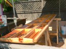 Plywood sheathing going on.