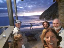 At Manta Bay with Patrick, Virginia and Hippo from "Molipa"
