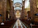 Inside the San Sebastian cathedral.:  This is the "new" cathedral, built in the mid 1800