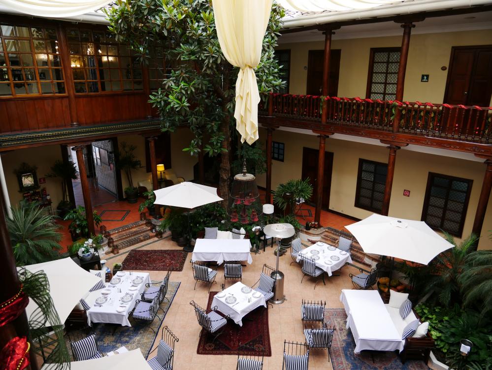 Hotel Santa Lucia: We splurged on this fancy hotel in Cuenca for $57/night with breakfast.