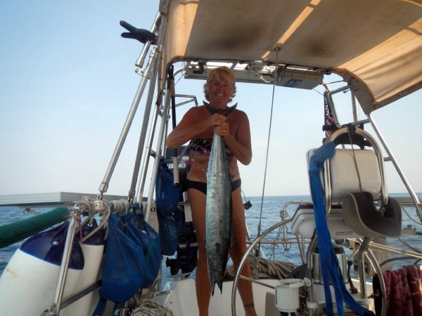 The one Wahoo I caught....