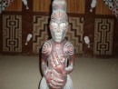 Maori carved statue