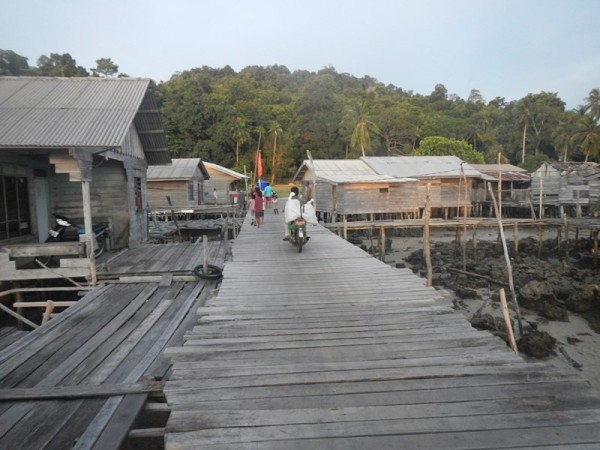 Stilt village on Bangkiga