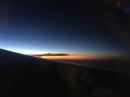 Sunset: Sunset on flight