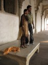 Newly married couple in Agra Fort