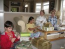 Early gift opening session w/the grandmas