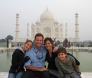 Our family at the Taj Mahal, December 2009