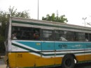 Crowded bus in Delhi