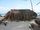 Kuna hut at Coco Bandero Cays, San Blas