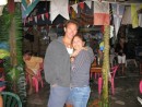 Happy couple at Vavau Yacht Club, Tonga