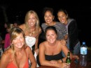 Girls of s/v Honeymoon, Zen and Dosia at the Vavau Yacht Club
