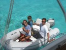 Our family car in Tobago Cays