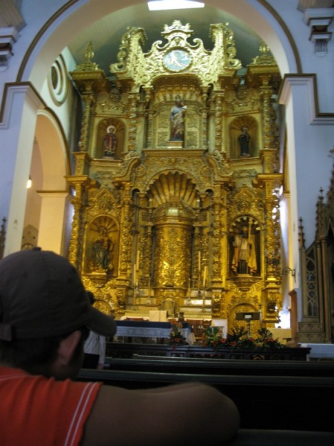 Oldest Catholic church in Central America in Old Town, Panama City