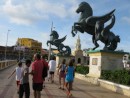 First excursion into old town, Cartagena with Albatres and Someday Came