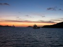 Sunset in Tobago Cays