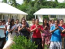 Dance practice at the high school - Niuatoputapu, Tonga