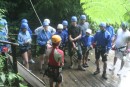 Learning correct positioning for rappelling